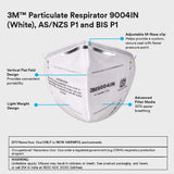 3M 9004 IN Particulate Respirator, White