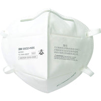 3M N95 Particulate Respirator 9502+, Disposable, Helps Protect Against Non-Oil Based Particulates, 50/Pack,white