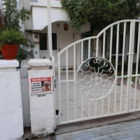Beware of Guard Golden Retriever on Duty Sign Board for walls ,doors and Gates