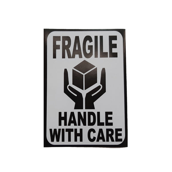 Fragile Paper Sticker for walls and doors