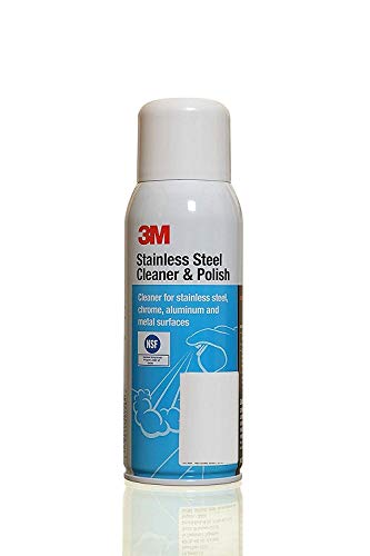 3M 70071313558 Stainless Steel Cleaner and Polish, Aerosol Spray, 283 Grams