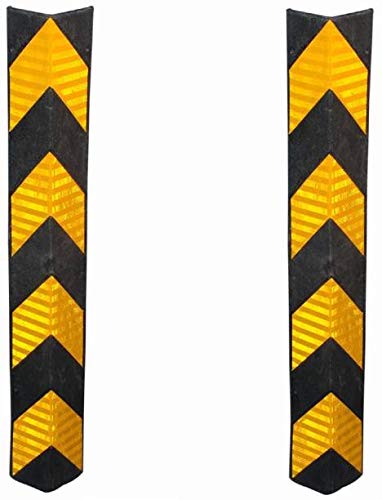 Corner Guard, Yellow & Black with Yellow Reflective (80cm x 10cm)