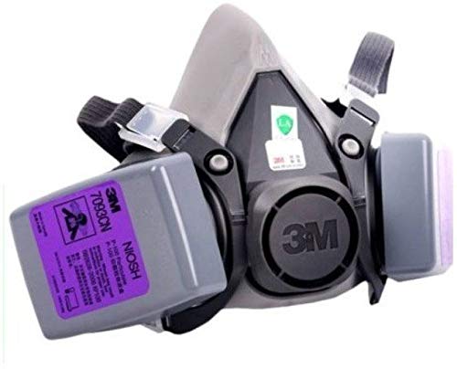 3M 6200 Reusable respirator Mask with Particulate Filter Cartridge 7093, P100