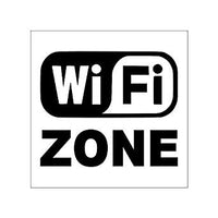 WIFI ZONE Sign Board for Walls and Doors