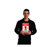 Restricted Area Authorized Employee Only Sign Board, 200 x 150 mm