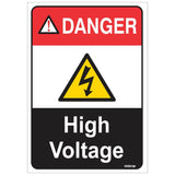DANGER: High Voltage Sign Board