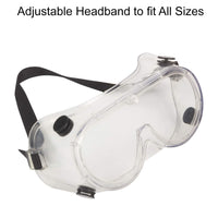 Honeywell HSE300 Polycarbonate Anti-Droplets Protective eyewear with Adjustable Headband, Compatible with Prescription Glass