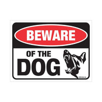 Beware of Dog Sign Board for Walls, Doors and Gates (Reflective)