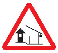 Reflective BARRIER Traffic  Cautionary Warning Sign Board