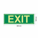 Glow in The Dark Emergency Exit Sign