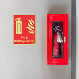 Glow In the Dark Fire Extinguisher Equipment Sign Board for Walls and Doors
