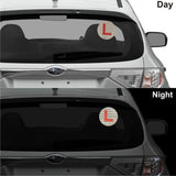 High intensity prismatic grade L Reflective Sticker Pack of 2