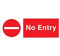 No Entry signboard Rust Free - Clear And Visible Text - Light, Tough, Long-Lasting