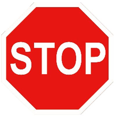 Reflective STOP Sign Mandatory Warning Sign Board
