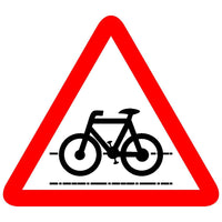 Reflective Cycle Crossing Traffic Cautionary Warning Sign Board