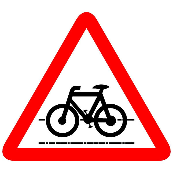 Reflective Cycle Crossing Traffic Cautionary Warning Sign Board