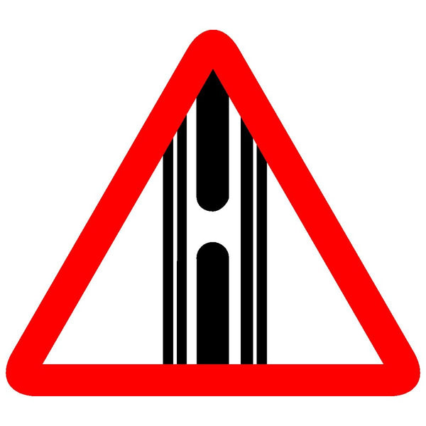 Reflective Gap In Median Traffic Cautionary Warning Sign Board
