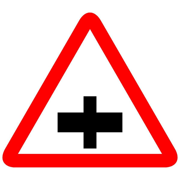 Reflective Major Road Ahead Cautionary Warning Sign Board