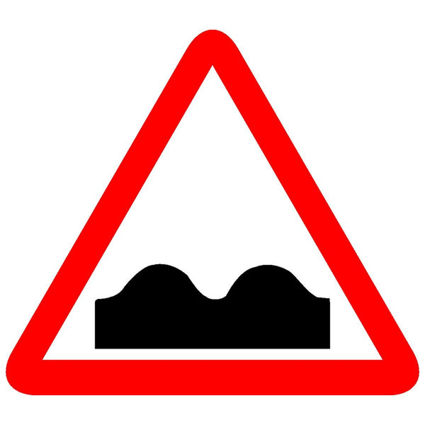 Reflective Rough Road Traffic Cautionary Warning Sign Board