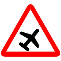 Reflective Runway, Airport Cautionary Warning Sign Board
