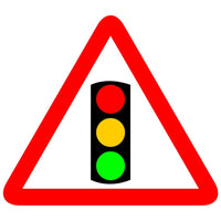 Reflective Traffic Signals Cautionary Warning Sign Board