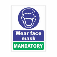COVID Special Mandatory Face Mask Signboard