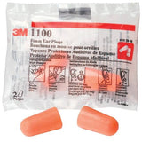 3M 1100 Uncorded Foam Earplugs, Orange , Hearing Protection
