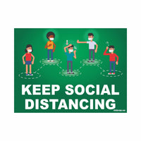 Keep Social Distancing COVID Special signboard